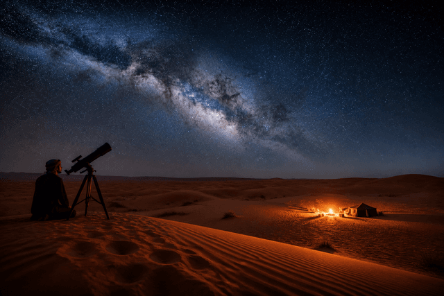 Stargazing experience in the UAE