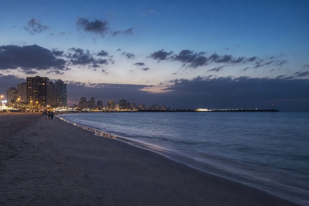 Walk until the city quiets