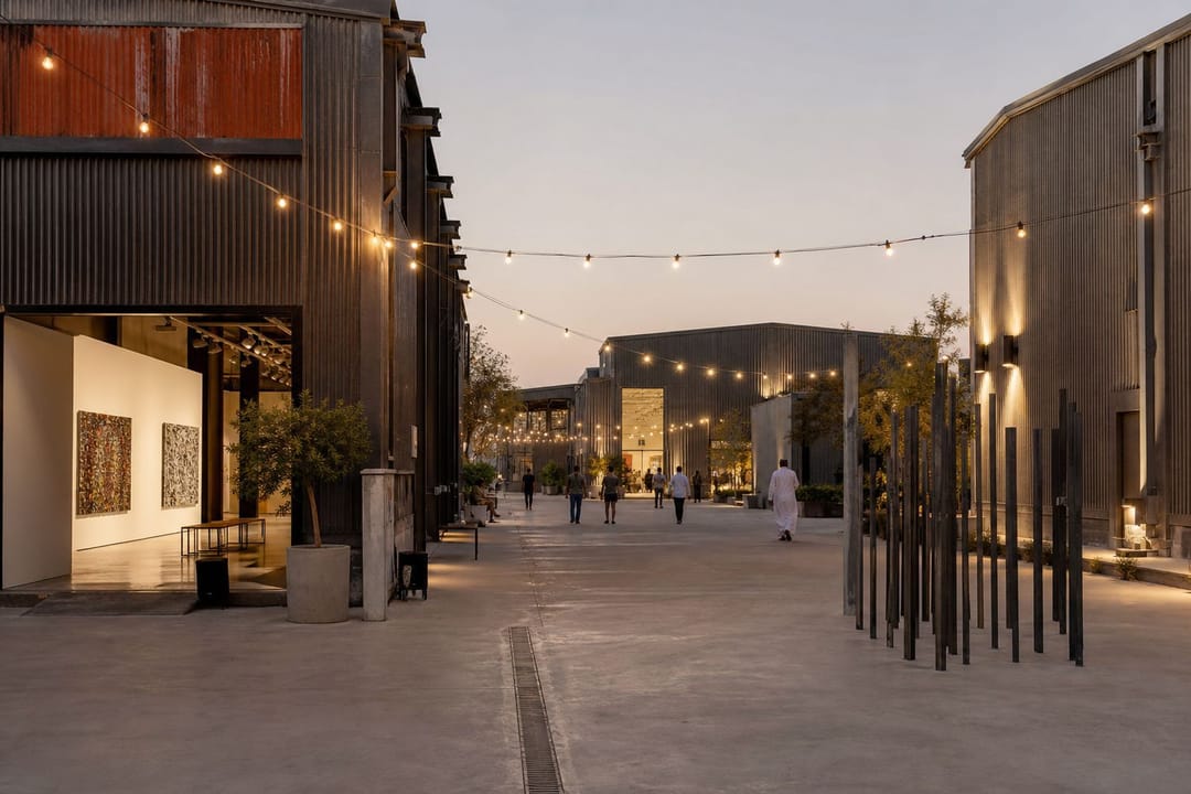 Alserkal Avenue evening