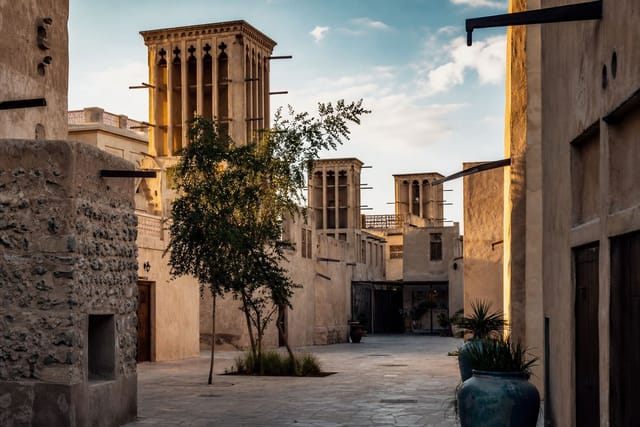 Heritage lanes and wind towers in the Heart of Sharjah